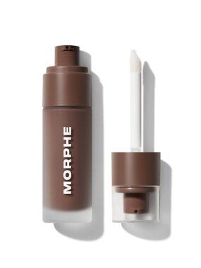 New Morphe Complexion Boost Peptide Bronzing Serum in Flux - Deep